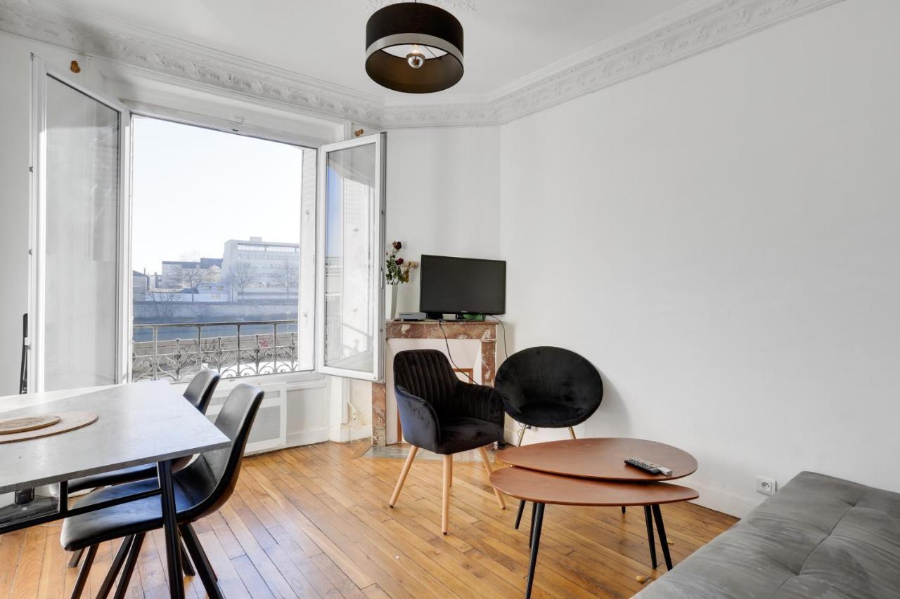 Appartement meublé quai de Seine Ivry-sur-Seine Exterior foto